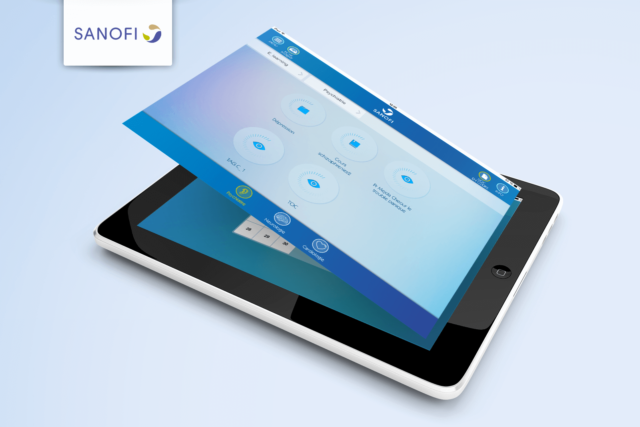 Sanofi eADV for doctors project screenshot
