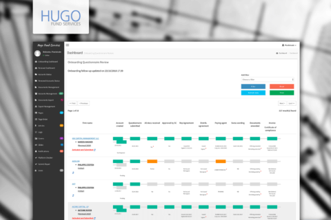 Hugo Fund Services project screenshot